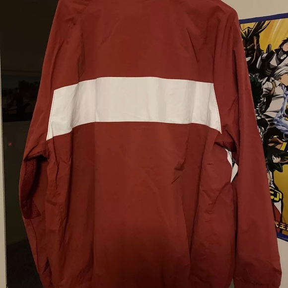 Nike Jordan Oklahoma OU Sooners 1/4 Zip Jacket Mens Size XXL & L AT8042-613 - Picture 2 of 3